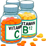 Witamina C i witamina B12 w pojemnikach