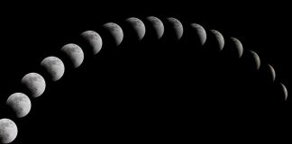 Super Księżyc, kolaz fotograficzny, Quiz Astronomiczny