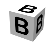 Litera B-alfabet, grafika-quiz ogólny