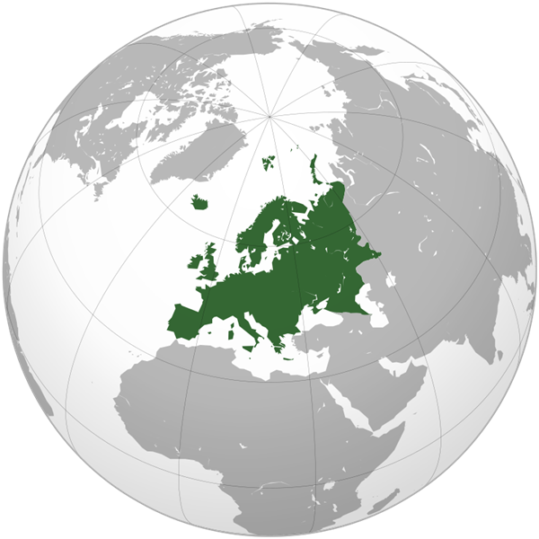 Mapa Europy-quiz o państwach Europejskich