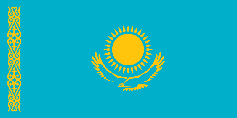 Kazachstan flaga