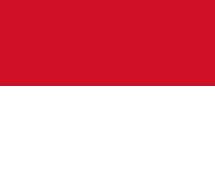 Monako flaga czerwono-biała