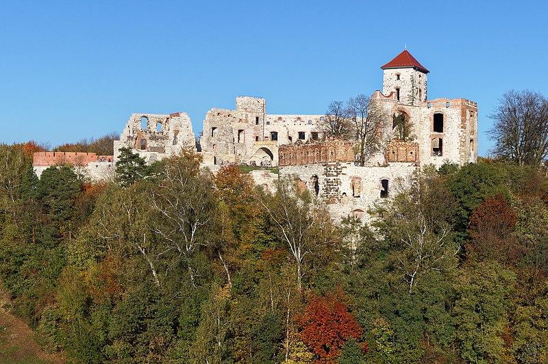 Zamek Tenczyn we wsi Rudno